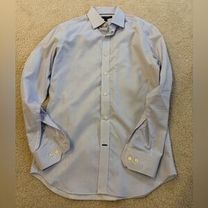 Banana Republic Men’s Light Purple Patterned Dress Shirt